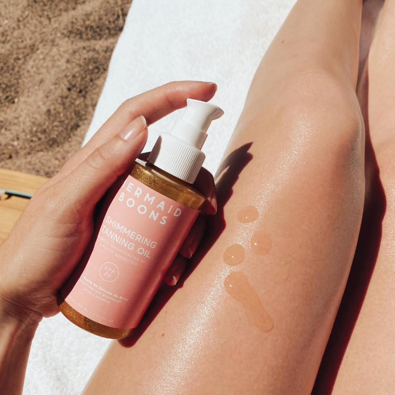 Shimmering Tanning Oil